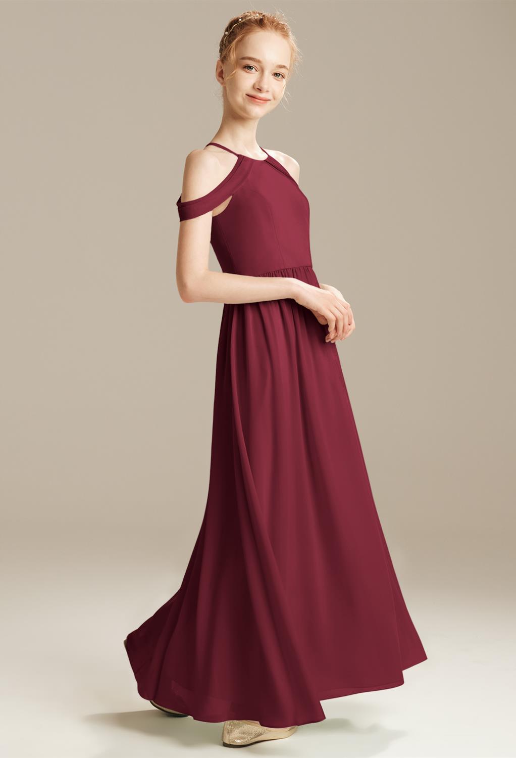 this dress will see your youngest bridesmaids looking their darling best. The sleeveless design will keep