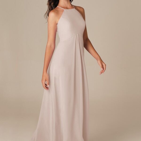 in the Nannie bridesmaid gown.Designed with elegance in mind
