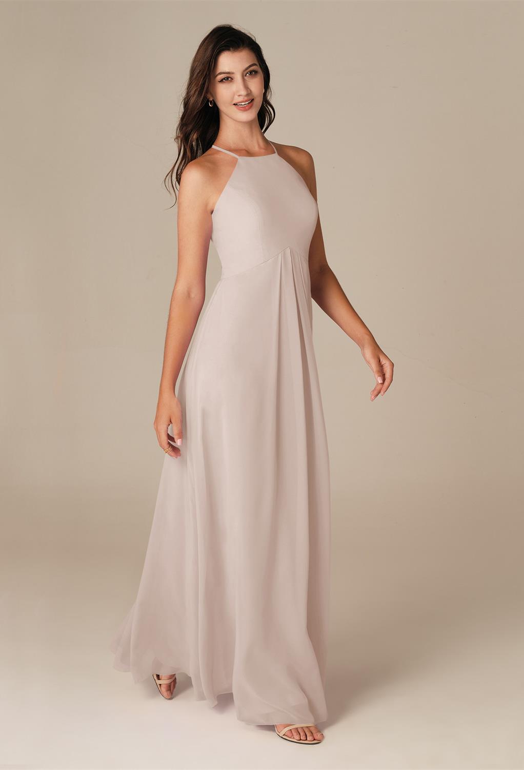 in the Nannie bridesmaid gown.Designed with elegance in mind
