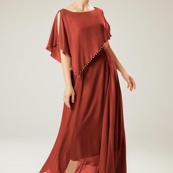 The AW Orla Dress is a perfect adornment for a modern mother who admires simple but classic attire with Hi-lo hemlines. The AW Orla Dress has a bateau neckline and a rear-fitted zipper for easy fit on and off. Itu2019s designed with top-quality breathable