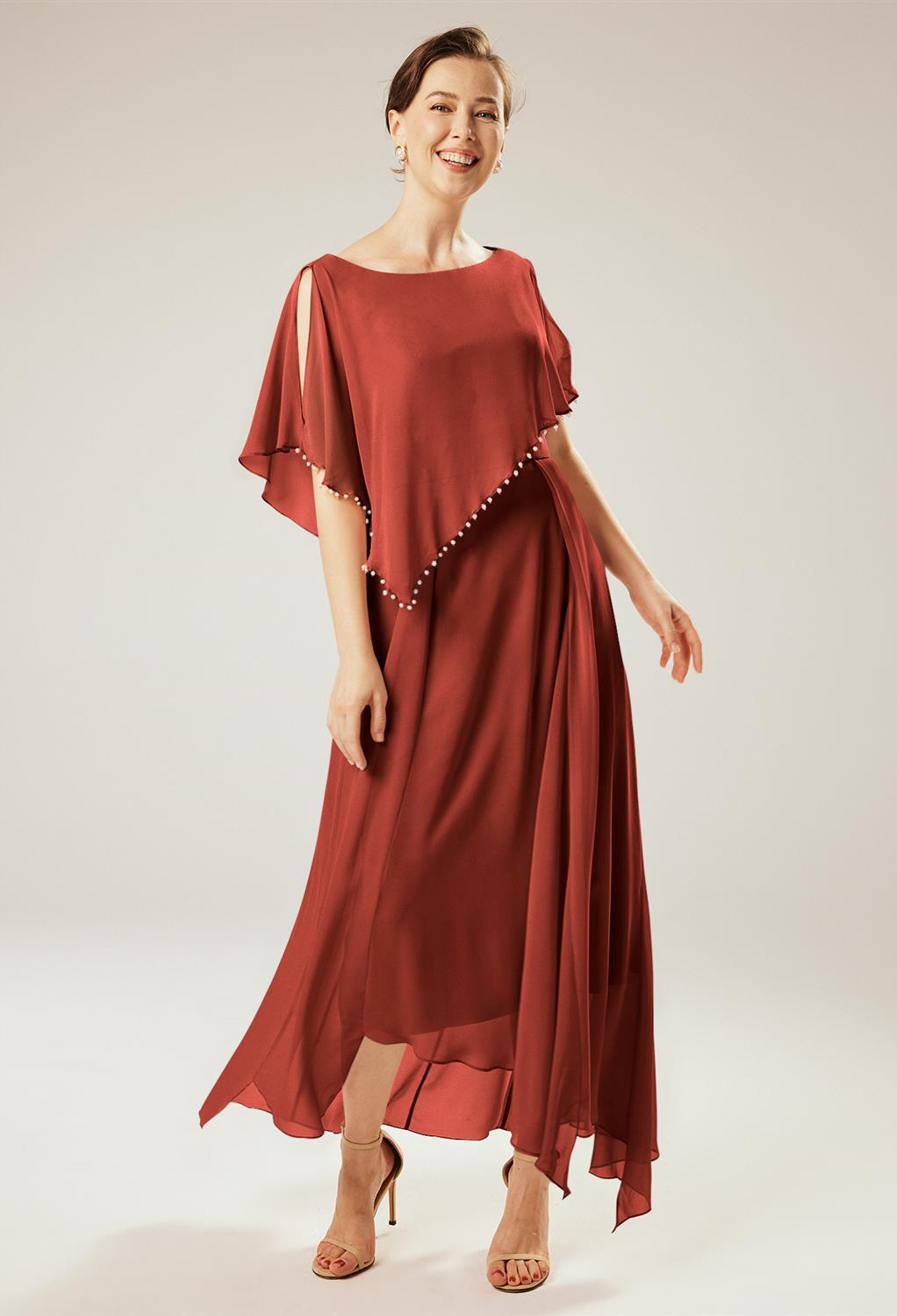 The AW Orla Dress is a perfect adornment for a modern mother who admires simple but classic attire with Hi-lo hemlines. The AW Orla Dress has a bateau neckline and a rear-fitted zipper for easy fit on and off. Itu2019s designed with top-quality breathable
