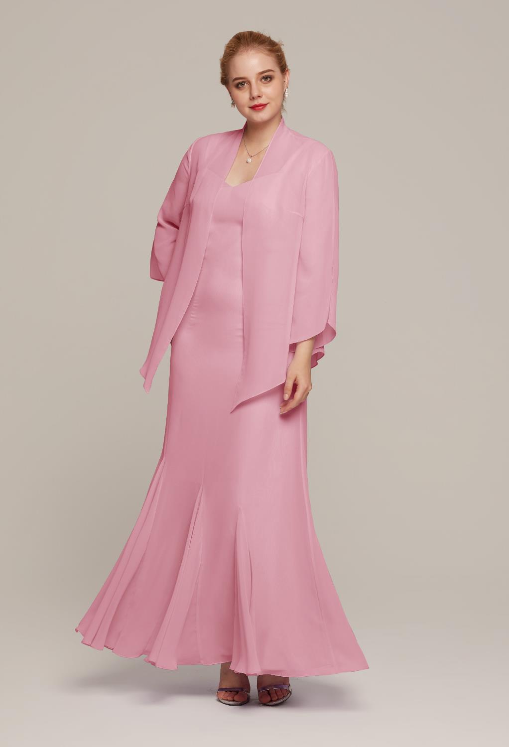 Ricarda is a beautifully designed dress that you'll fall in love with. The interesting layers and pleats allow the dress to have plenty of movement for when you're stepping out onto the dance floor. The flattering cut of the dress makes i