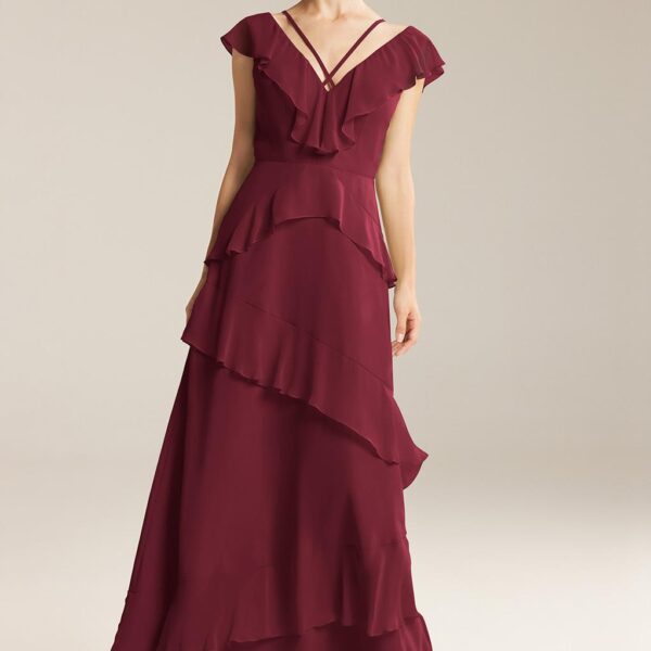 AW Sibyl Dress a v-neckline