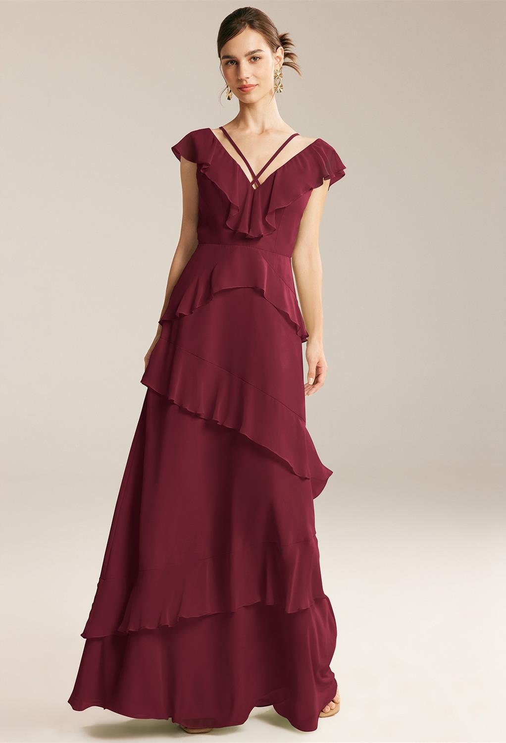 a v-neckline
