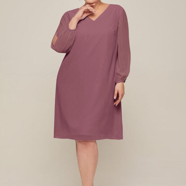the knee length dress is just what you need for a wedding