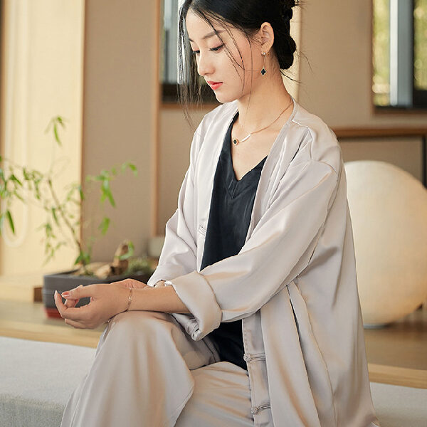 SkuCY-!107548MaterialPolyester StyleWide Leg FeatureSolid Color OccasionCasual