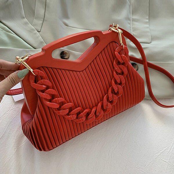 Fashion Urban 10 Colors Solid Color PU Bag RED-One_size SkuCY-!100014MaterialPU FeatureSolid Color OccasionGoing out