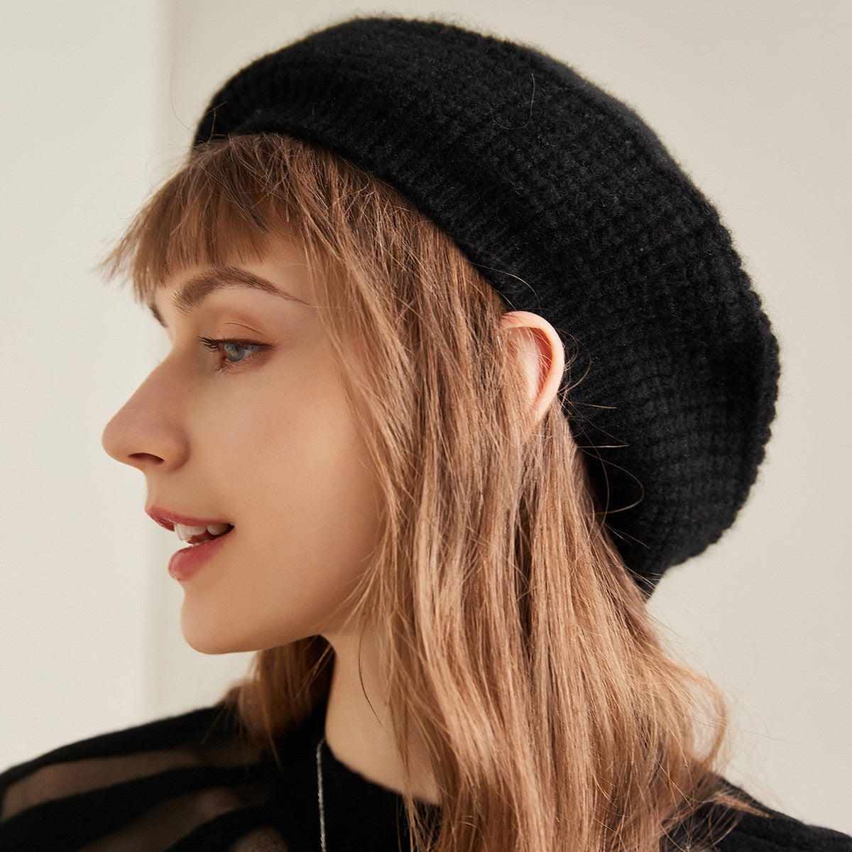 Embrace the classic French style with our Classic Knit Beret Hat for Women. This beautifully crafted beret is designed to provide both warmth and style