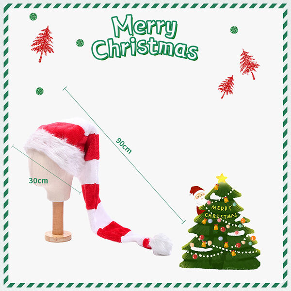 Funny Elf Santa Hat Christmas Hat Party Decoration 1-FREE SIZE SkuCY-!94674MaterialIron