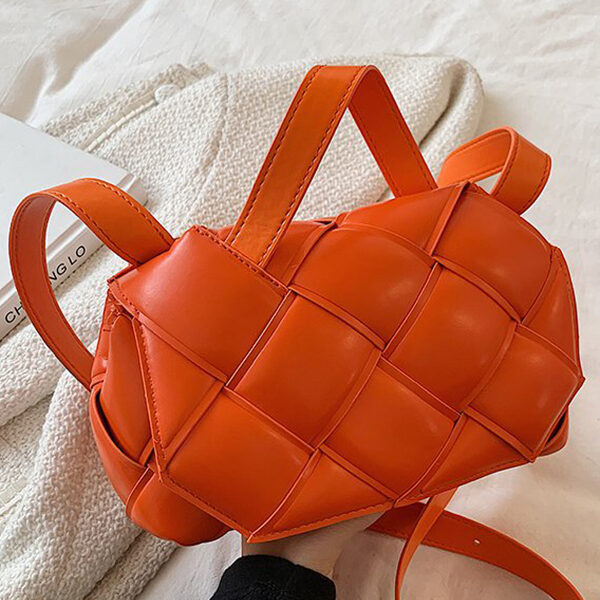 PU Solid Color Handbags Bags Accessories ORANGE RED-One_size SkuCY-!117181MaterialPU FeatureSolid Color OccasionCasual