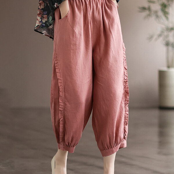 SkuCY-!104559Material>50%Linen FeatureFalbala