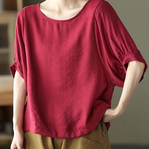SkuCY-!106749MaterialRamie Cotton StyleLoose