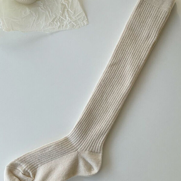 Casual Wool Keep Warm Solid Color Socks Accessories CREAMY-One_size SkuCY-!111332MaterialWool FeatureKeep Warm