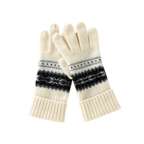 Stay warm and stylish with these premium cashmere knit gloves. Designed with a soft and cozy texture