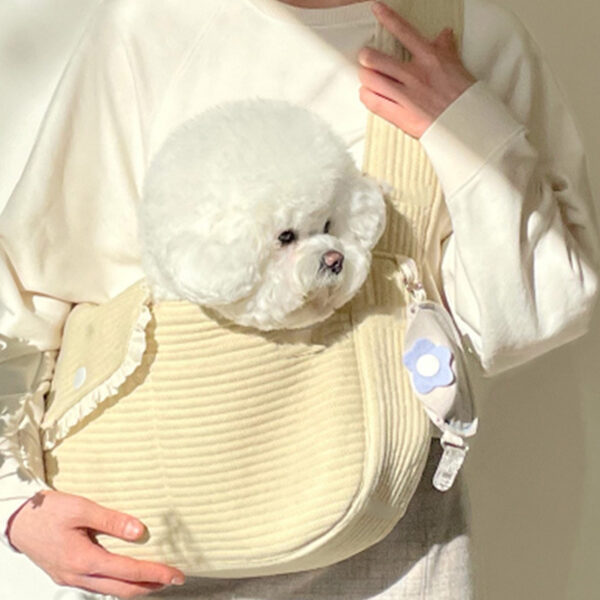 Cute 4 Colors Falbala Pet Bag Accessories YELLOW-L SkuCY-!102488MaterialPolyester FeatureFalbala OccasionGoing out