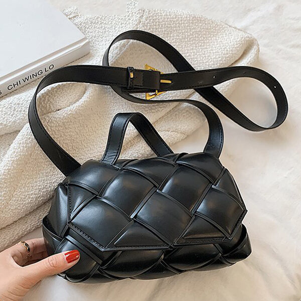 PU Solid Color Handbags Bags Accessories BLACK-One_size SkuCY-!117181MaterialPU FeatureSolid Color OccasionCasual