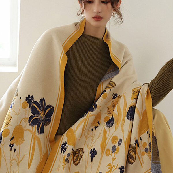 SkuCY-!96924MaterialImitated Cashmere FeatureFloral Printed OccasionGoing out