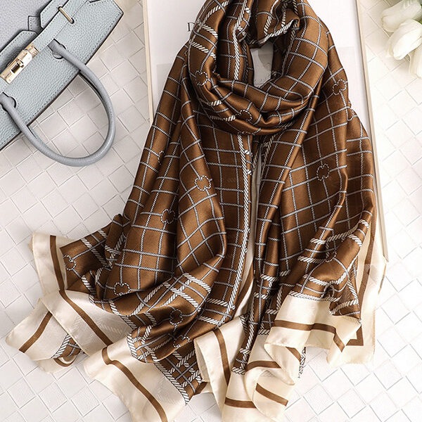 SkuCY-!111949MaterialSilk Imitation FeaturePlaid