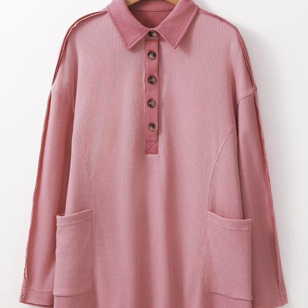 Get warm and comfy in the high-quality waffle fabric
