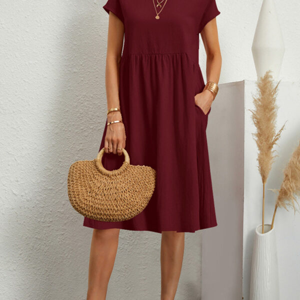 SkuCY-!105384Material>90%Cotton StyleA-line
