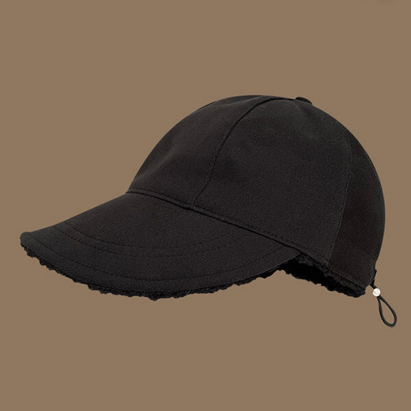 Casual Velvet Keep Warm Bucket Hat BLACK-One_size SkuCY-!111938MaterialFleece