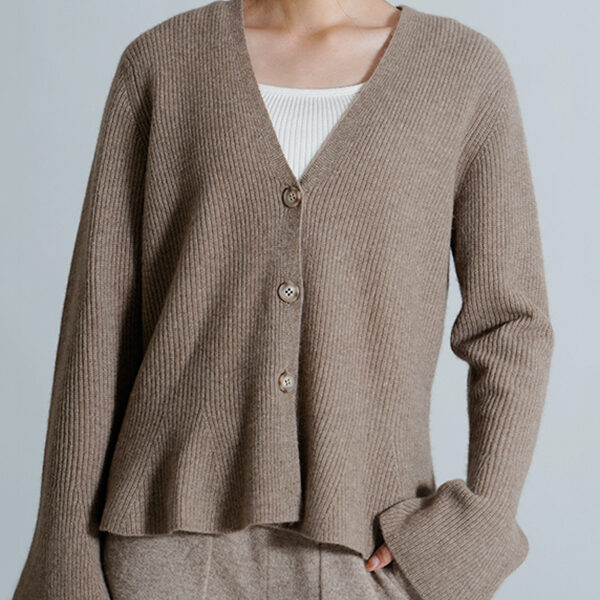 SkuCY-!111621Material100% CASHMERE StyleFlared Sleeves FeatureButtoned