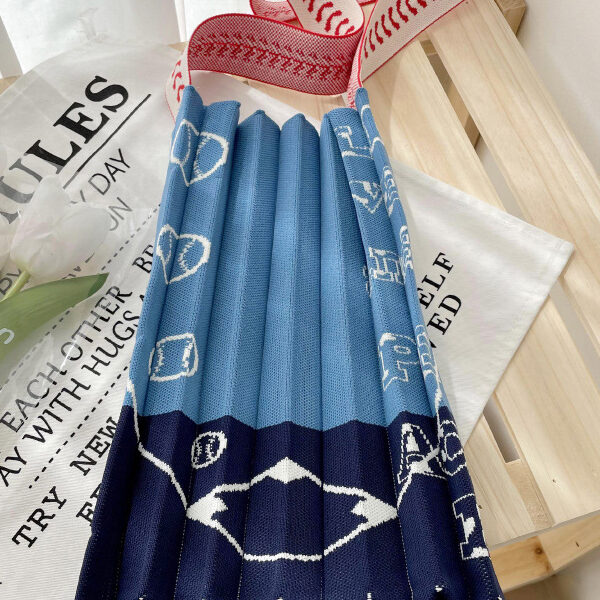Contrast Color Pleated Woven Bags Accessories BLUE-One_size SkuCY-!115251MaterialPolyester