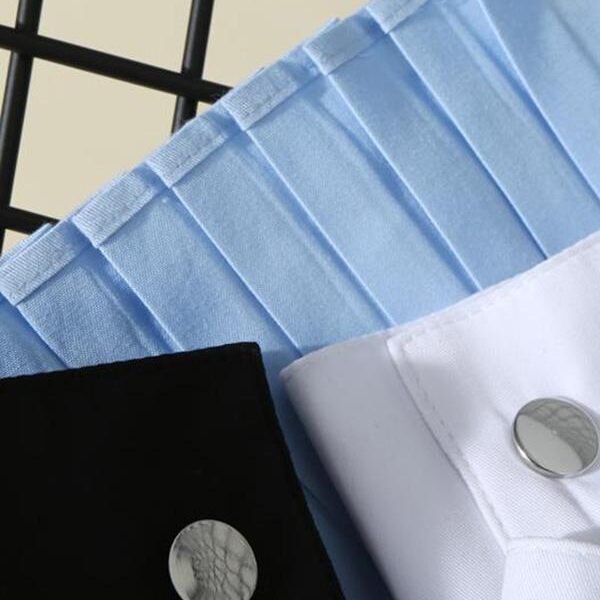 Fashion Ruffled Mandarin Sleevelet BLACK Sku CY-!31938 Material Cotton Style Plus Size