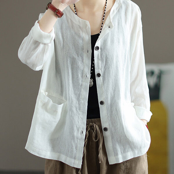 SkuCY-!114370Material>50%Linen StyleLoose