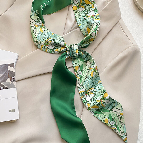 Floral Printed Split-Joint Shawl&Scarf GREEN-One_size SkuCY-!115569MaterialSilk Imitation FeatureFloral Printed