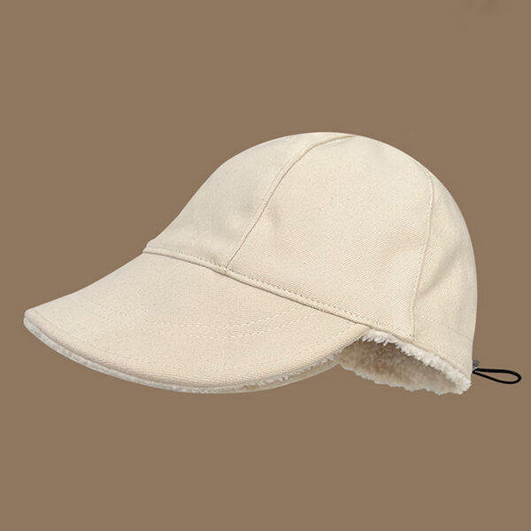 Casual Velvet Keep Warm Bucket Hat CREAM-One_size SkuCY-!111938MaterialFleece