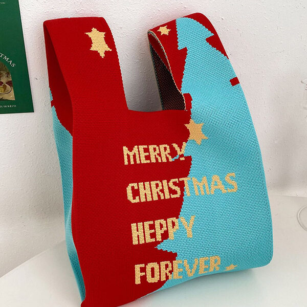 Festival Christmas Contrast Color Bags Accessories RED-One_size SkuCY-!114141MaterialAcrylic