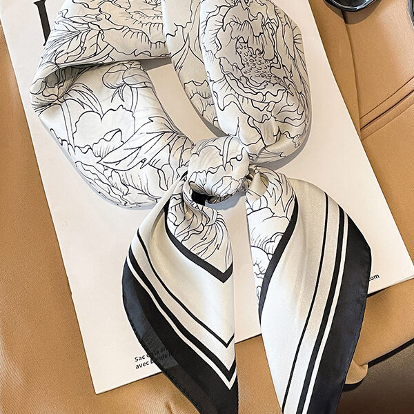 Floral Printed Silk Imitation Shawl&Scarf BEIGE-One_size SkuCY-!115054MaterialSilk Imitation FeatureFloral Printed OccasionCasual