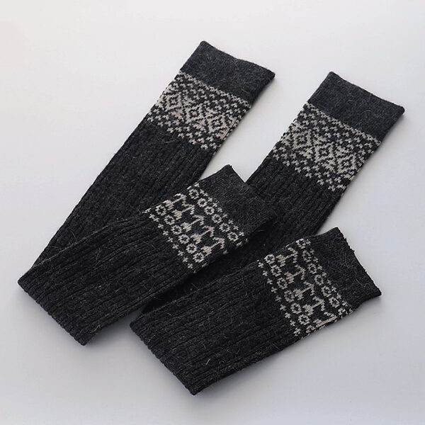 Casual Skinny Leg Printed Leg Warmers Accessories DARK GRAY-One_size SkuCY-!112877MaterialAngora Rabbit Fur