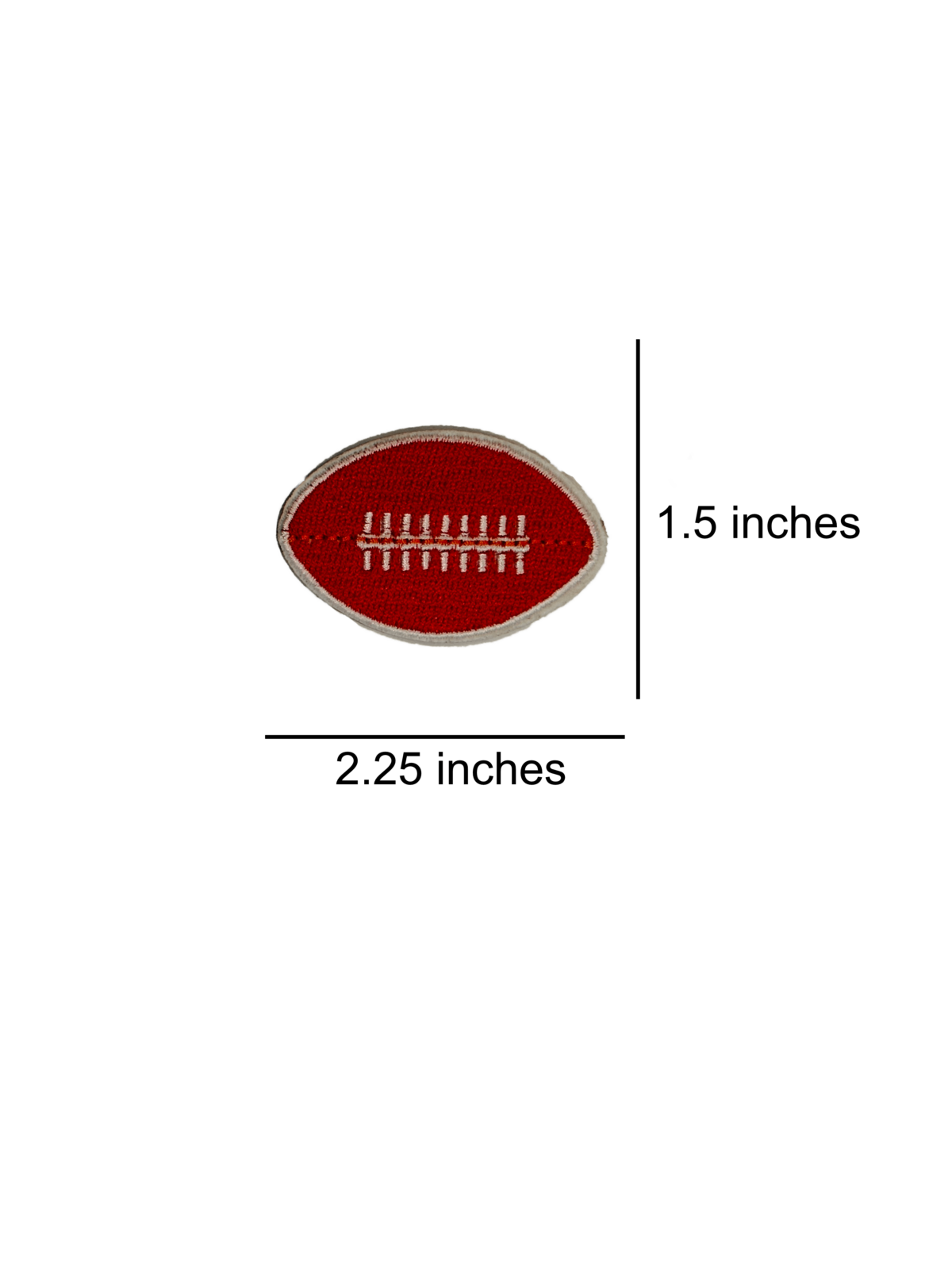 These high quality self adhesive sports patches are easily applied to bags