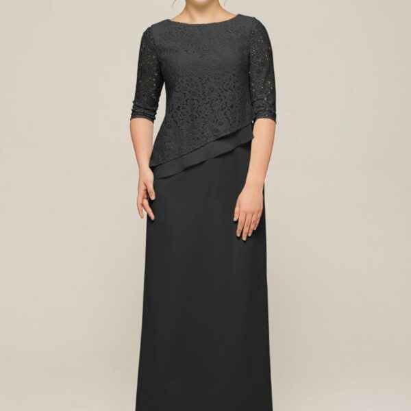 The Paige dress offers the classic elegance that you are looking for in a dress to wear to a formal occasion. The dress boasts a flattering fit that you will fall in love with. Select your favorite color and size and you'll be all set to look your