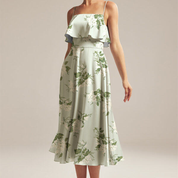 designed from shiny and sleek satin charmeuse