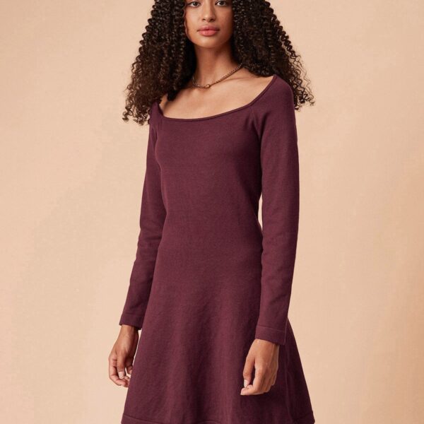 Fabric:This Knit Mini Dress is made of Acrylic. Acrylic has such characteristics as softness