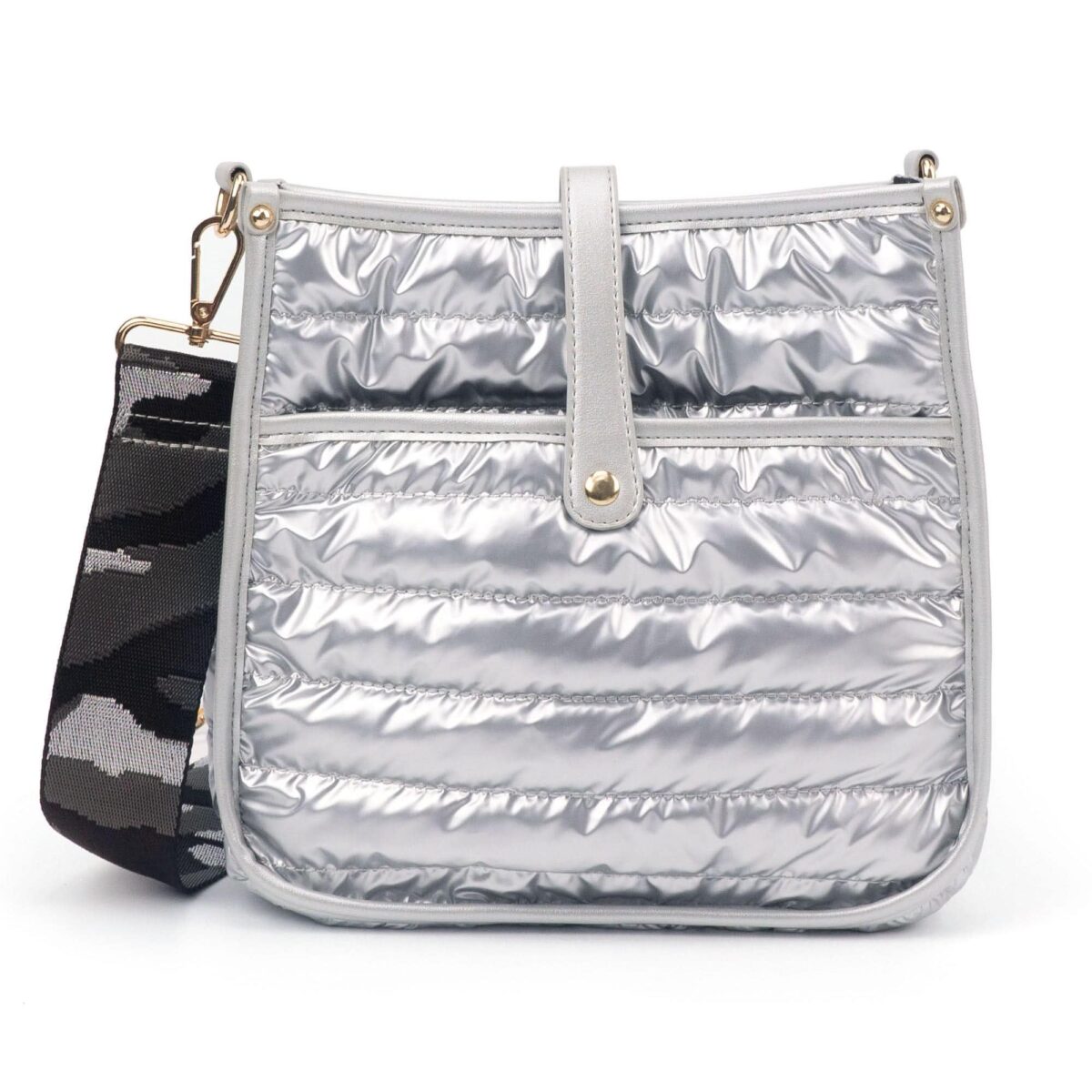 Now you can build your perfect puffy bag! Pick your favorite color bag and then pick your favorite style strap to build the perfect bag. All straps are interchangeable!Our beautiful puffy courier from the Threaded Pear is the perfect take anywhere bag. Th