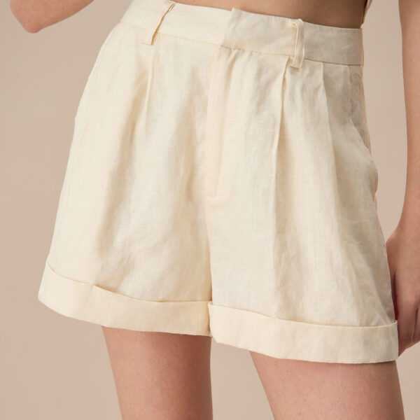 Fabric:This Button Knit Top is made of Cotton and Linen. Cotton fabric features humidity balance