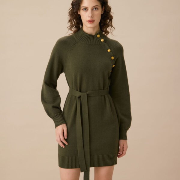 Fabric:This Sweater Mini Dress is made of Viscose