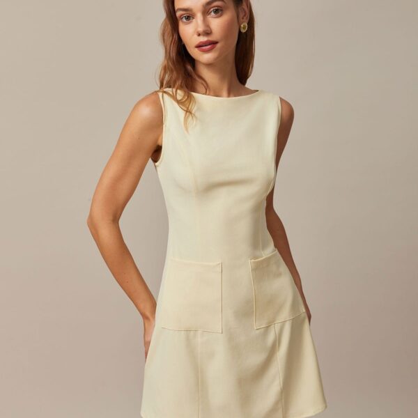 Fabric:This Cutout Mini Dress is made of Polyester. Polyester is an artificial fiber that feels soft