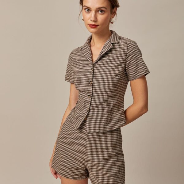 Fabric:This Short Sleeve Top is made of Cotton. Cotton fabric features humidity balance