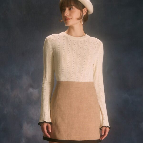 Fabric:This Ribbed Top is made of Viscose and Nylon. Viscose (aka rayon) is a man-made cellulosic fiber made from wood pulp. It's soft