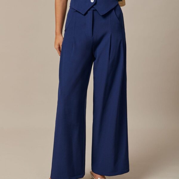 Fabric:The High Waisted Pants are made of Polyester and Spandex. Polyester is an artificial fiber that feels soft