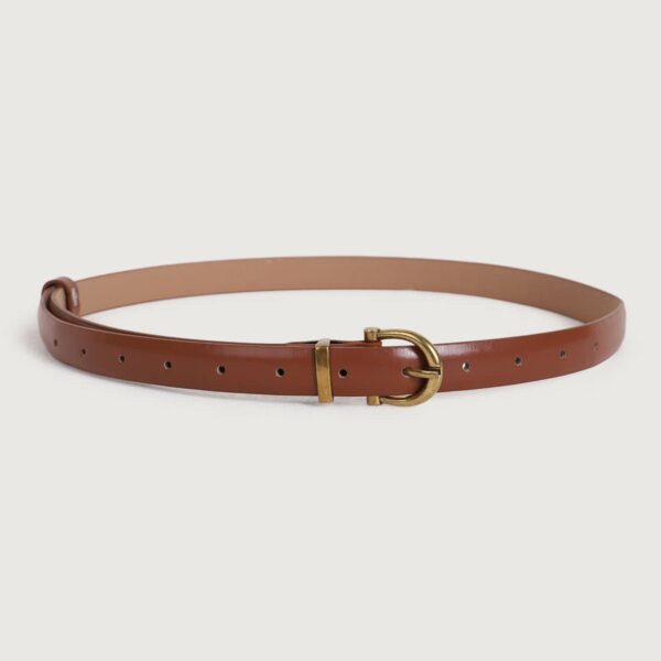 Details:- Color: Brown & Coffee- Type: Buckle Belt- Material: Imitation Leather- Buckle Material: Alloy- Length: 105cm/41.3inches- Weight: 0.06kgDescription:It is designed with horseshoe