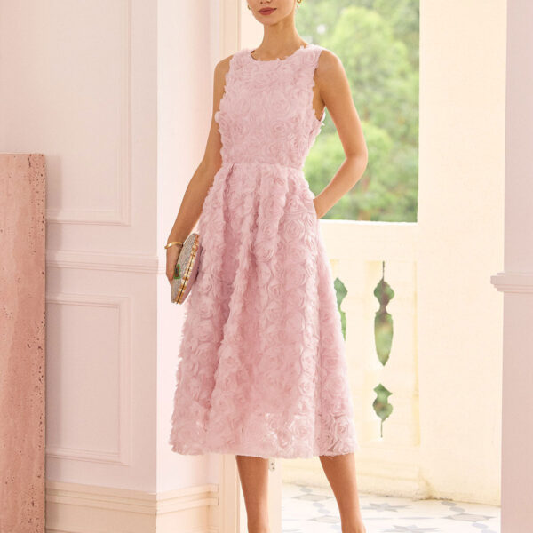 Fabric:This Backless Midi Dress is made of Polyester. Polyester is an artificial fiber that feels soft