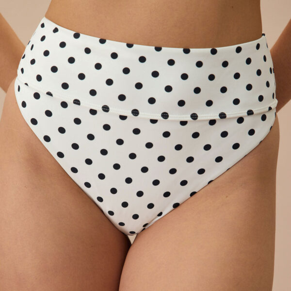 Fabric:This White Bikini Bottom is made of Recycled Polyamide and Spandex. Recycled Polyamide is prized for its elasticity and softness. Plus