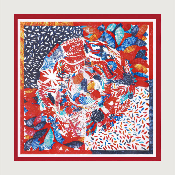 Details:- Material: Silk-like fabric- Style: Daily- Measurements: 53cm x 53cm