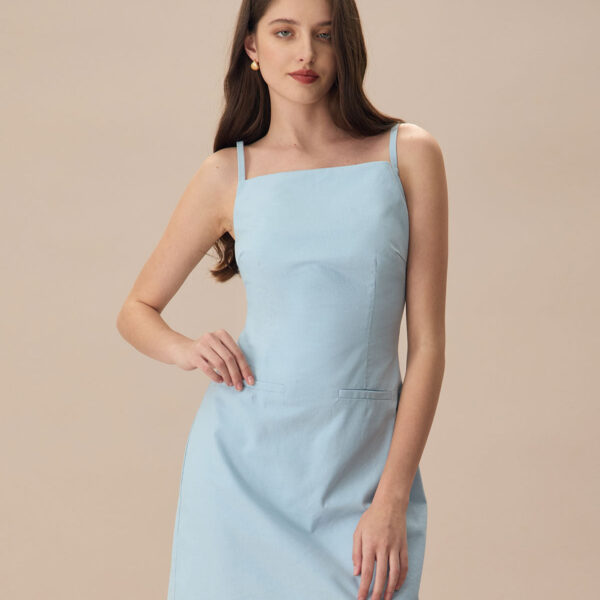 Fabric:This Slip Mini Dress is made of Linen